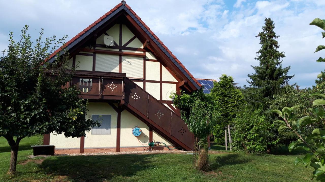 Ferienwohnung Zur Saaleaue Wettin Exterior foto